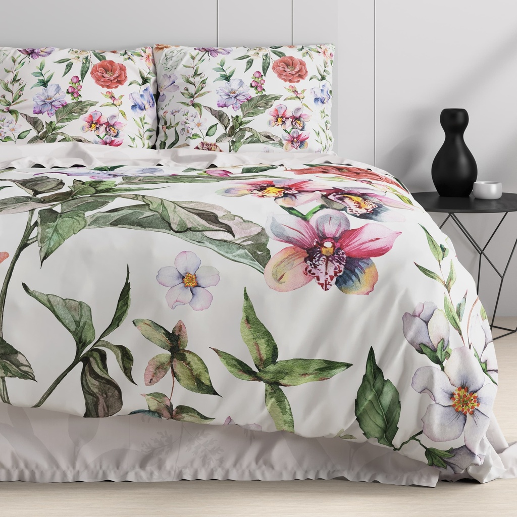 POSTELJNINA PERKAL OPHELIA WHITE 