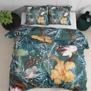 POSTELJINA SATEN CALANTHE GREEN 