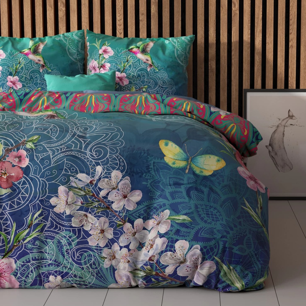 POSTELJNINA PERKAL BRENDA BLUE 