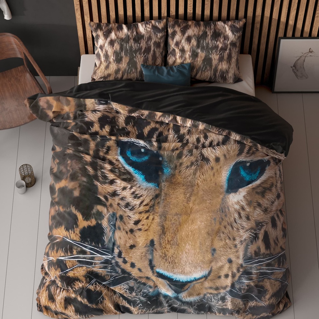POSTELJNINA PERKAL CHEETAH TAUPE