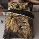 POSTELJNINA PERKAL LION MIND TAUPE 