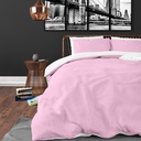 POSTELJINA TWIN FACE PINK/WHITE 