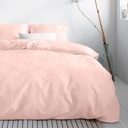 SATENASTA POSTELJNINA UNI PINK 