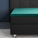 NAPENJALNA RJUHA ZA NADVLOŽEK SATEN DARK GREEN 