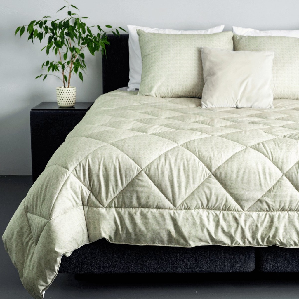 LAZYBED ALL IN ONE TWIN WASHED TAUPE/BEIGE 