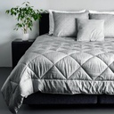 LAZYBED ALL IN ONE TWIN WASHED ANTHRACITE/GREY 