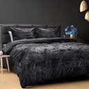 POSTELJNINA CRYSTAL VELVET BLACK 