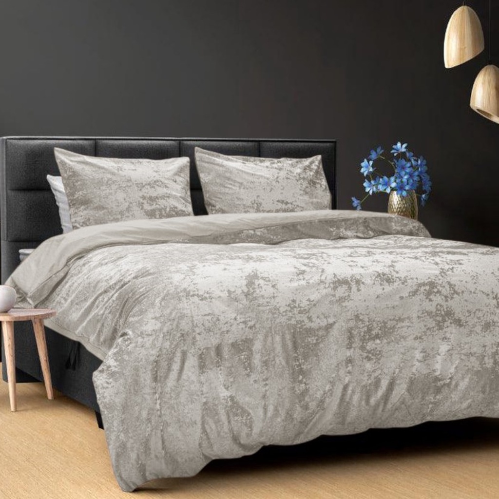 POSTELJNINA CRYSTAL VELVET SAND 