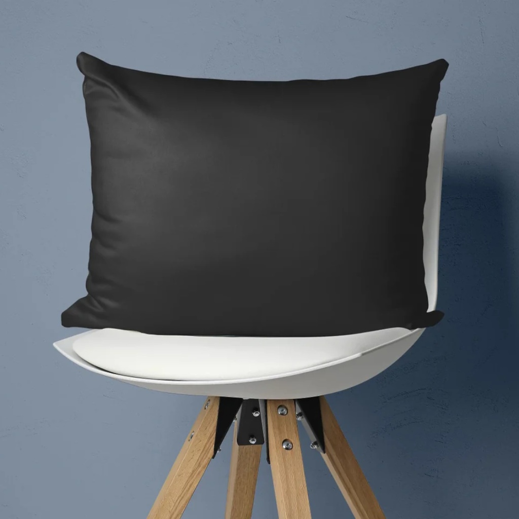 SET 2 PREVLEK ZA VZGLAVNIK SATEN BLACK 