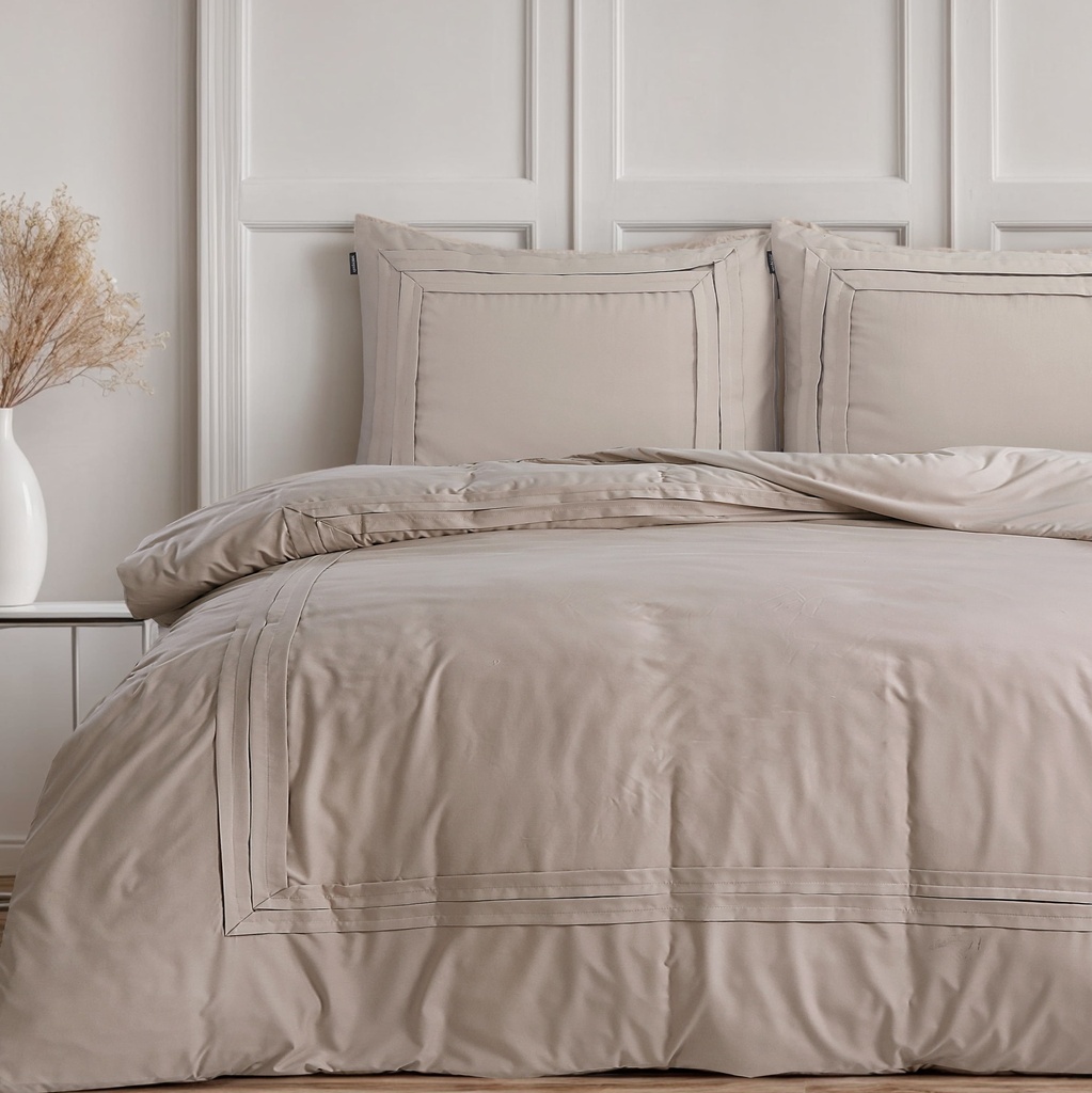 POSTELJNINA TAILORED TAUPE 