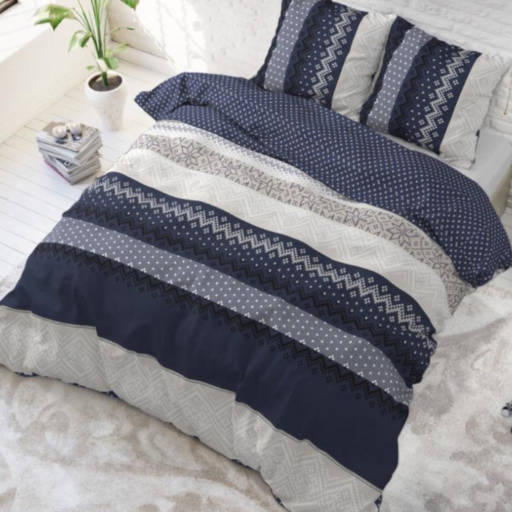 POSTELJNINA ELISABETH NAVY 135X200