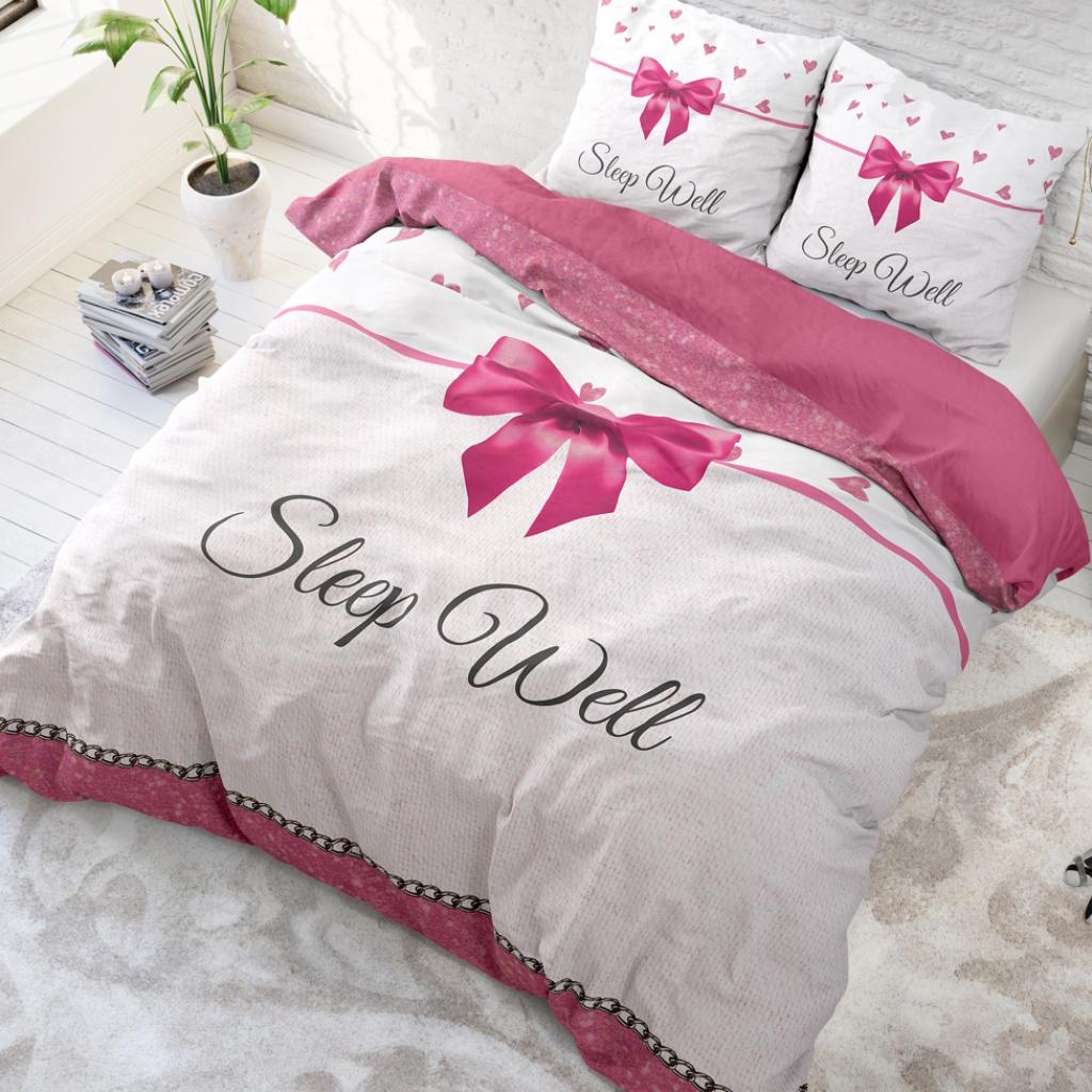 POSTELJNINA SLEEPWELL ROZA 200X200