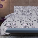 POSTELJNINA FLOWERS GREY 