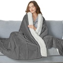 OBTEŽENA ODEJA SHERPA GREY 