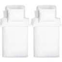 2 POSTELJNINE 140X200 MICRO WHITE