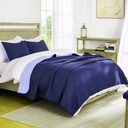 POSTELJNO PREGRINJALO BICOROLE LIGHT BLUE/DARK BLUE
