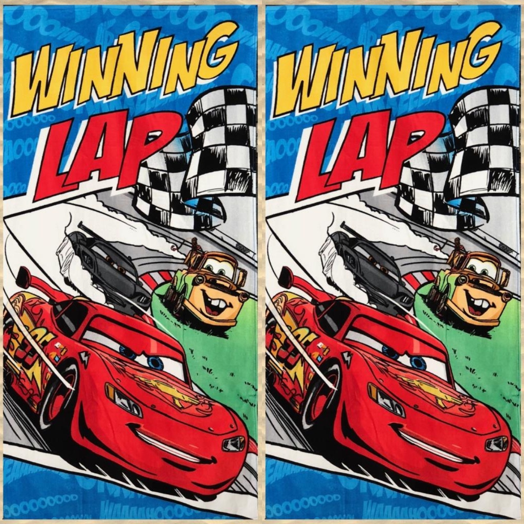 2 BRISAČE ZA NA PLAŽO CARS WINNING LAP