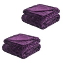 2 ODEJE 150X200 FAUX FUR LILAC