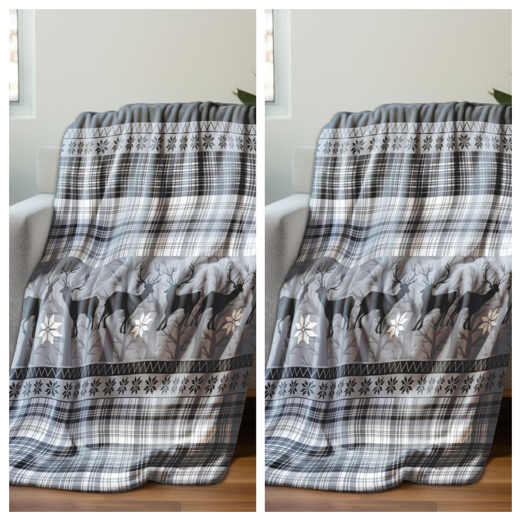 2 ODEJE 150X200 CM REINDEER GREY