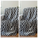 2 ODEJE 150X200 CM BLACK GEO