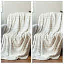 2 DEKE 150X200 CM CREME BOX