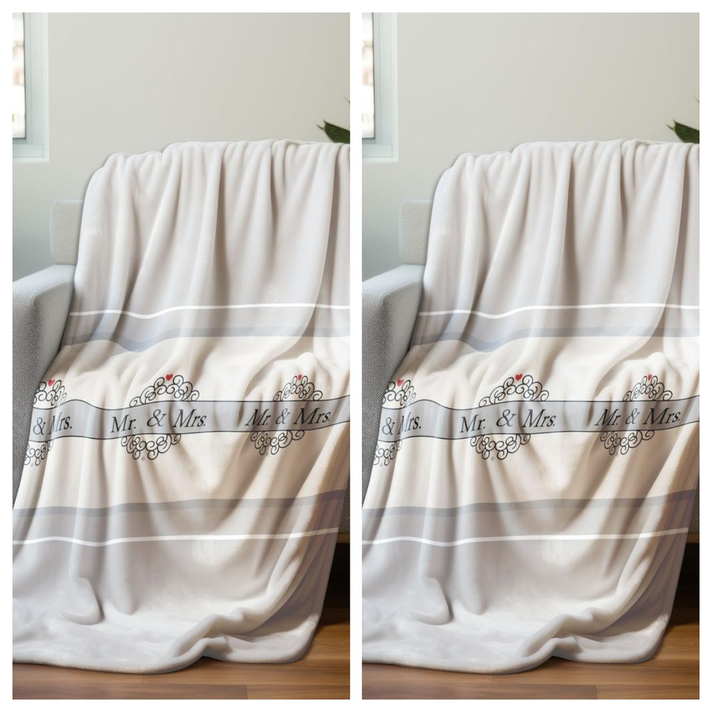 2 ODEJE150X200 CM MR & MS GREY
