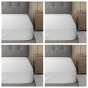4 RJUHE 90X200 CM JERSEY NAPENJALNE WHITE