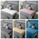 5 FROTIRNA RJUHA 180X200 NAPENJALNA BEIGE,BLUE,GREY,PINK & WHITE