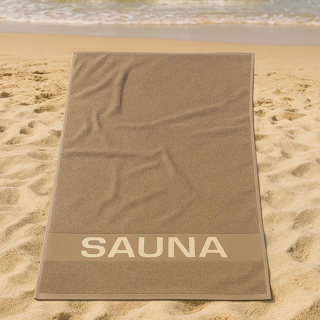 BRISAČA ZA NA PLAŽO SAUNA BROWN