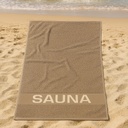 BRISAČA ZA NA PLAŽO SAUNA BROWN
