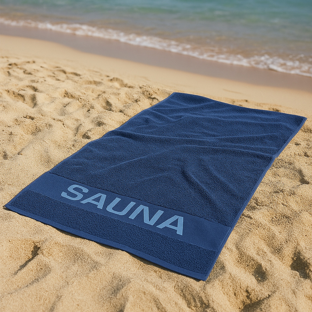 BRISAČA ZA NA PLAŽO SAUNA BLUE
