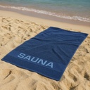 BRISAČA ZA NA PLAŽO SAUNA BLUE