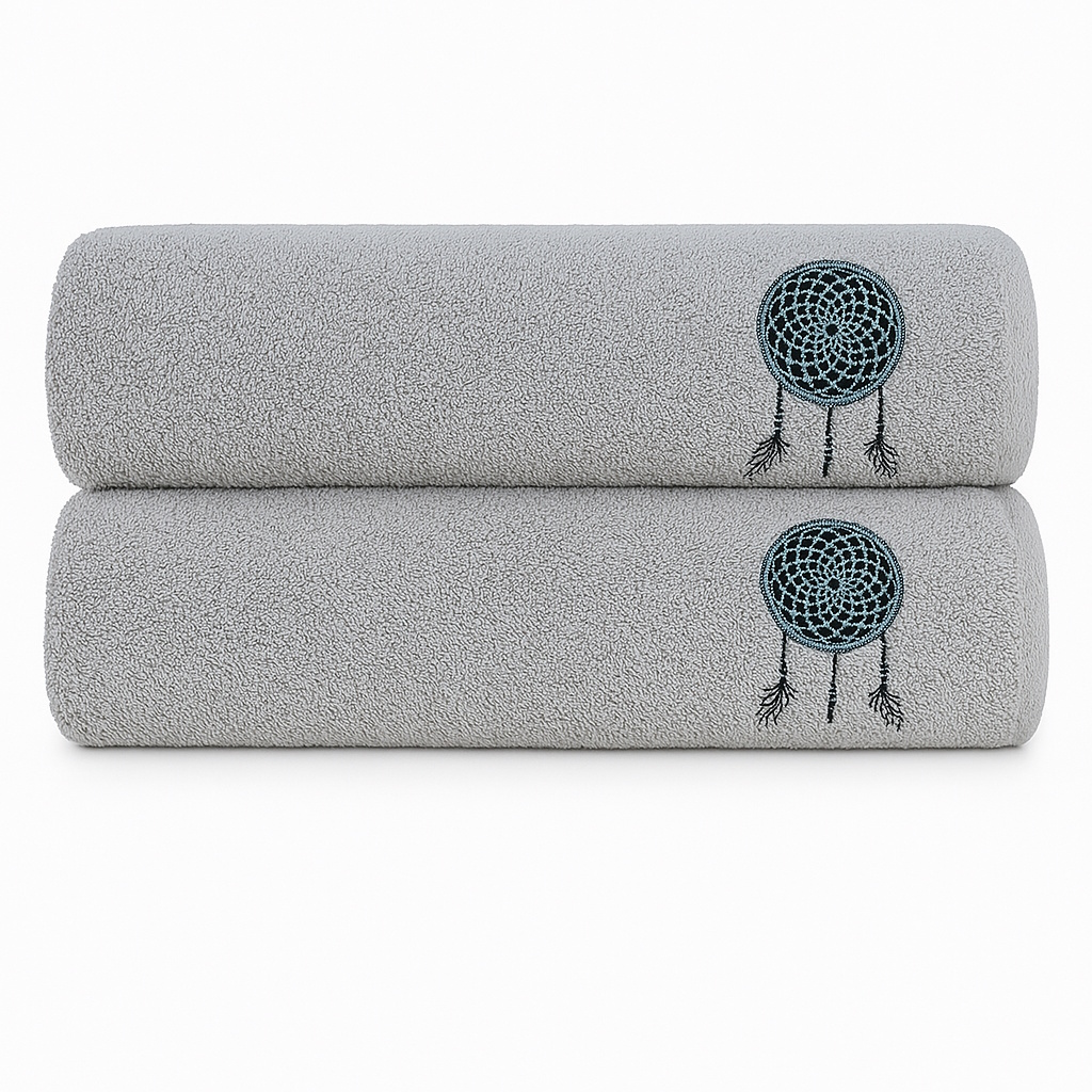 BRISAČA EMBROIDERY DREAMCATCHER GREY
