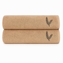 BRISAČA EMBROIDERY FEATHER BROWN