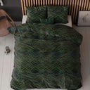 POSTELJNINA ELEGANCE AUTHENTIC TRIANGLE GREEN 