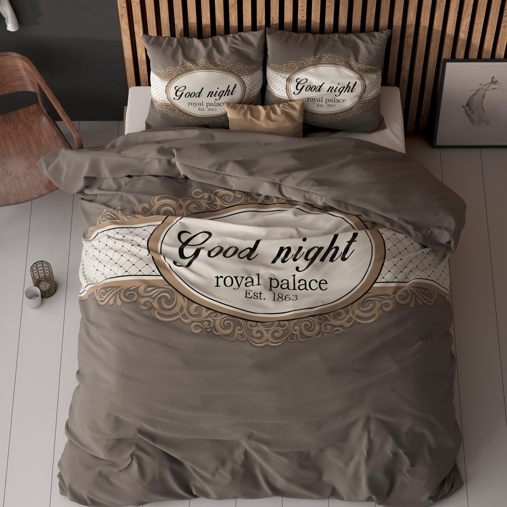 POSTELJNINA ROYAL PALACE TAUPE 