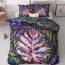 SATENASTA POSTELJNINA ROMINA PURPLE 