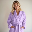 KKOPALNI PLAŠČ CORAL FLEECE LILA