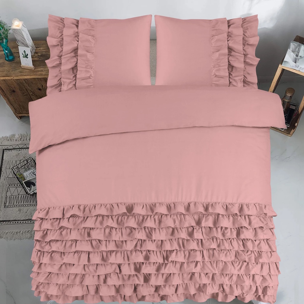 POSTELJNINA PERKAL CLASSICS PINK