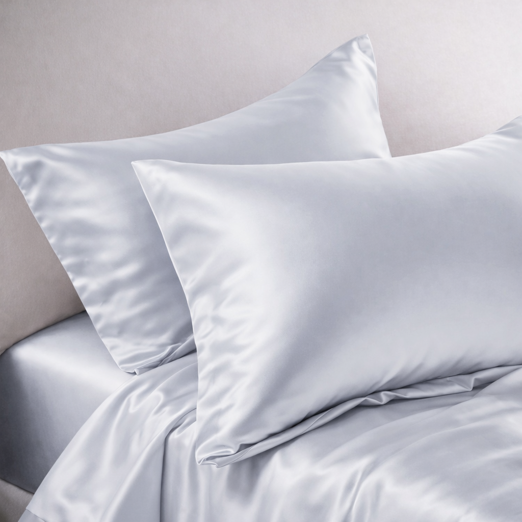 SET 2 PREVLEK ZA VZGLAVNIK GLOSSY WHITE