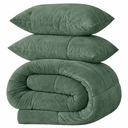 LAZYBED ALL IN ONE VELVET GREEN