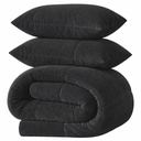 LAZYBED ALL IN ONE VELVET BLACK