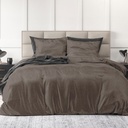 POSTELJNINA VELVET SULTAN TAUPE