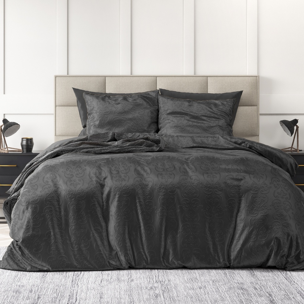 POSTELJNINA VELVET SULTAN BLACK
