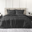 POSTELJNINA VELVET  FASHION BLACK