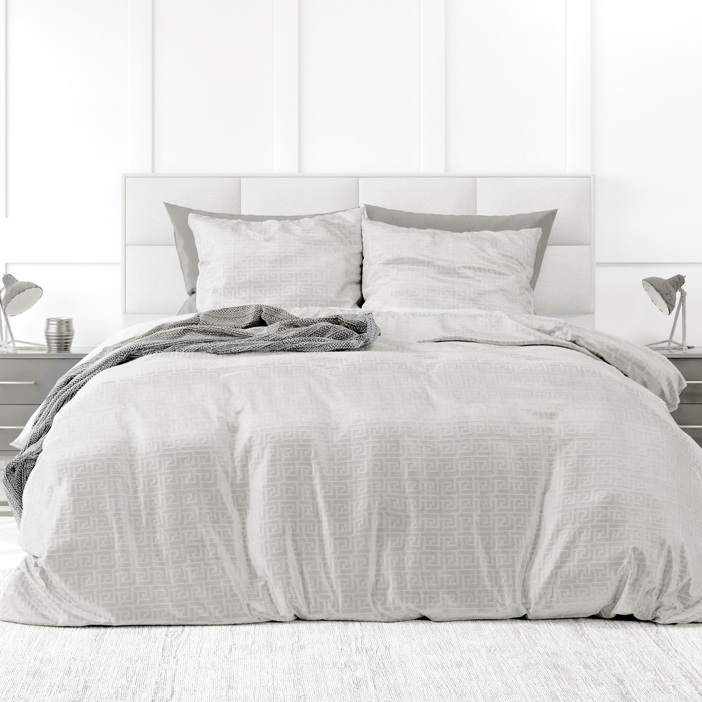 POSTELJNINA VELVET  FASHION WHITE