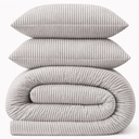 LAZYBED ALL IN ONE RIB TEDDY GREY