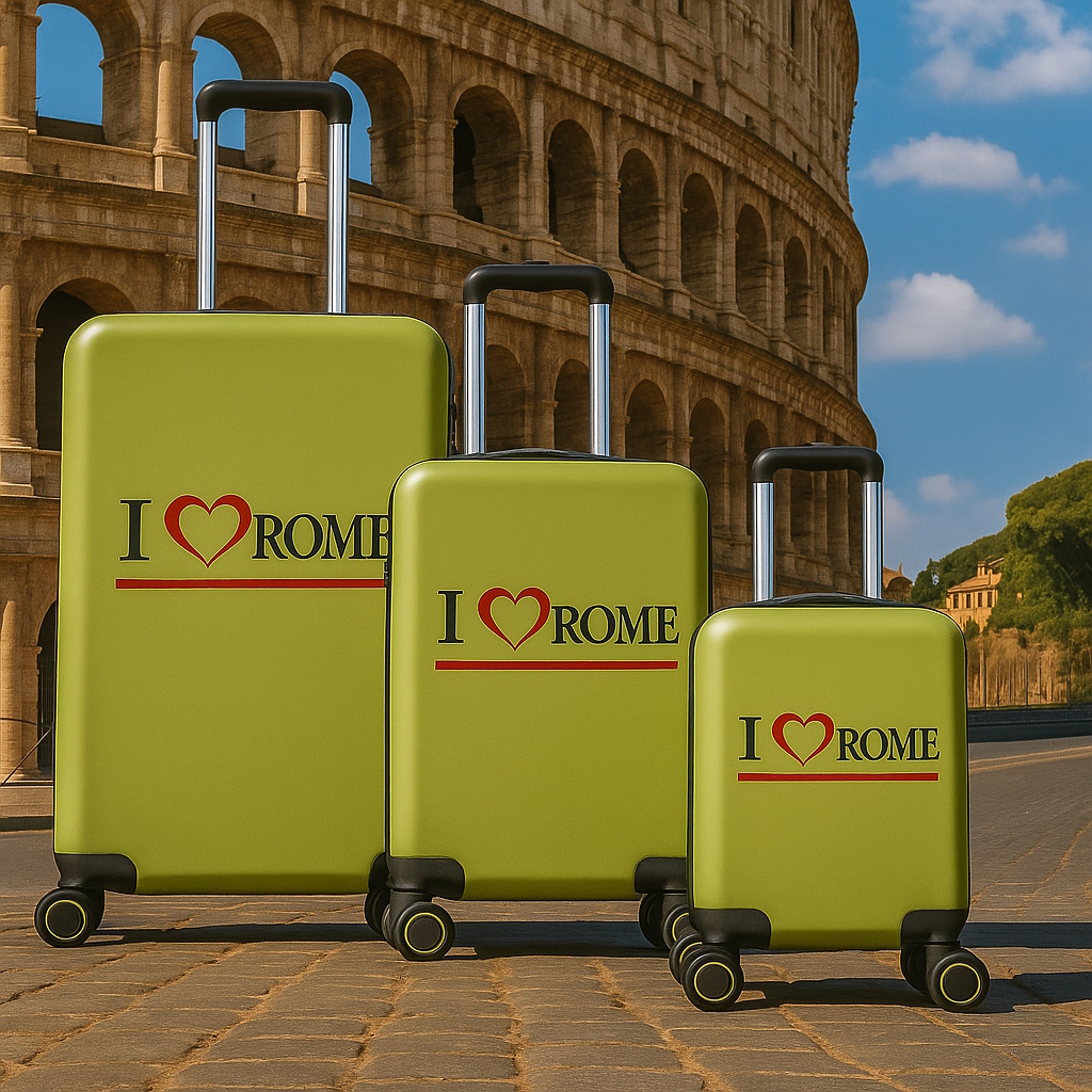 POTOVALNI KOVČEK ROMA TEA GREEN