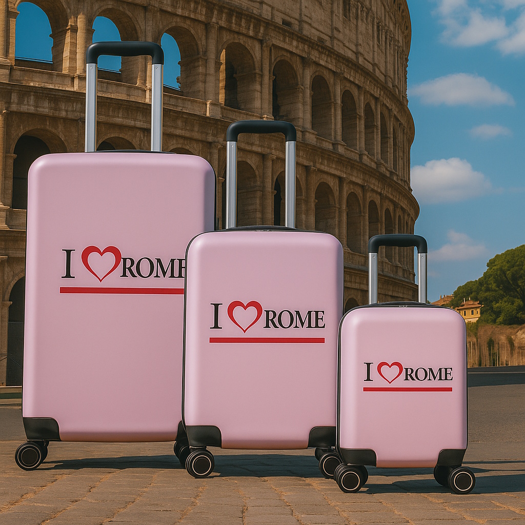 POTOVALNI KOVČEK ROMA PINK