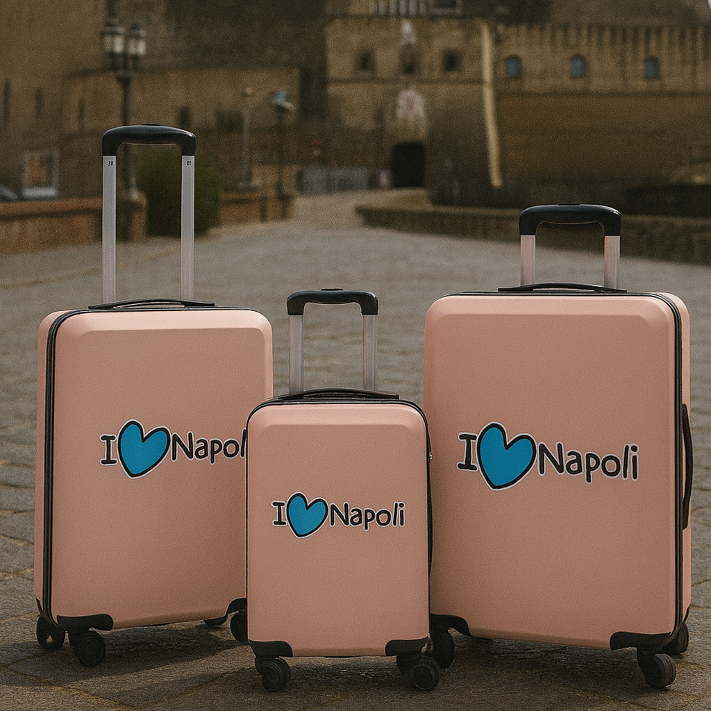 POTOVALNI KOVČEK NAPOLI PINK